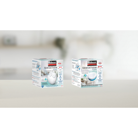 Rubson - Lot - Appareil sensation et sa recharge + 2 recharges neutres ( soit 3 recharges en tout )