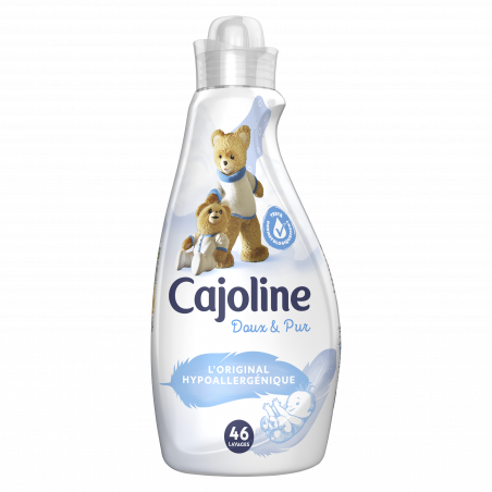 Cajoline Adoucissant Concentré Doux & Pur Hypoallergénique 1,16l 46 Lavages