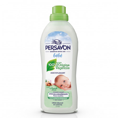 PERSAVON Adoucissant bébé 100% actifs Naturels Hypoallergénique 750mL