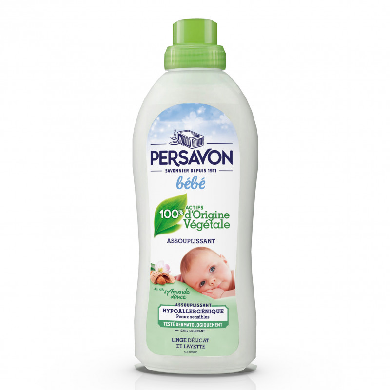 Pack de 12 - Persavon Adoucissant Bébé 100% Actifs Naturels