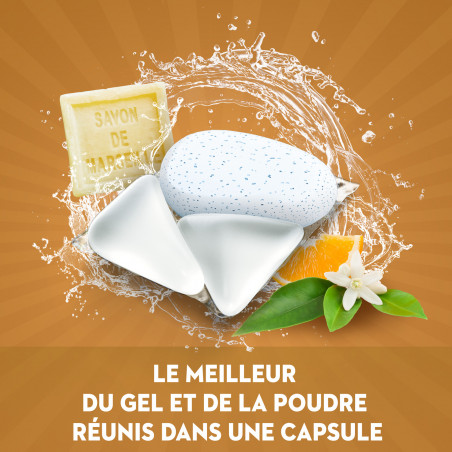 Pack de 3 - Sun Capsules Lave-Vaisselle Optimum Pure Tout En 1 Savon de Marseille 28 Capsules