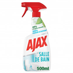 Pack de 12 - Ajax - Nettoyant Ménager Multi Surfaces Salle de bain Spray - 500ml