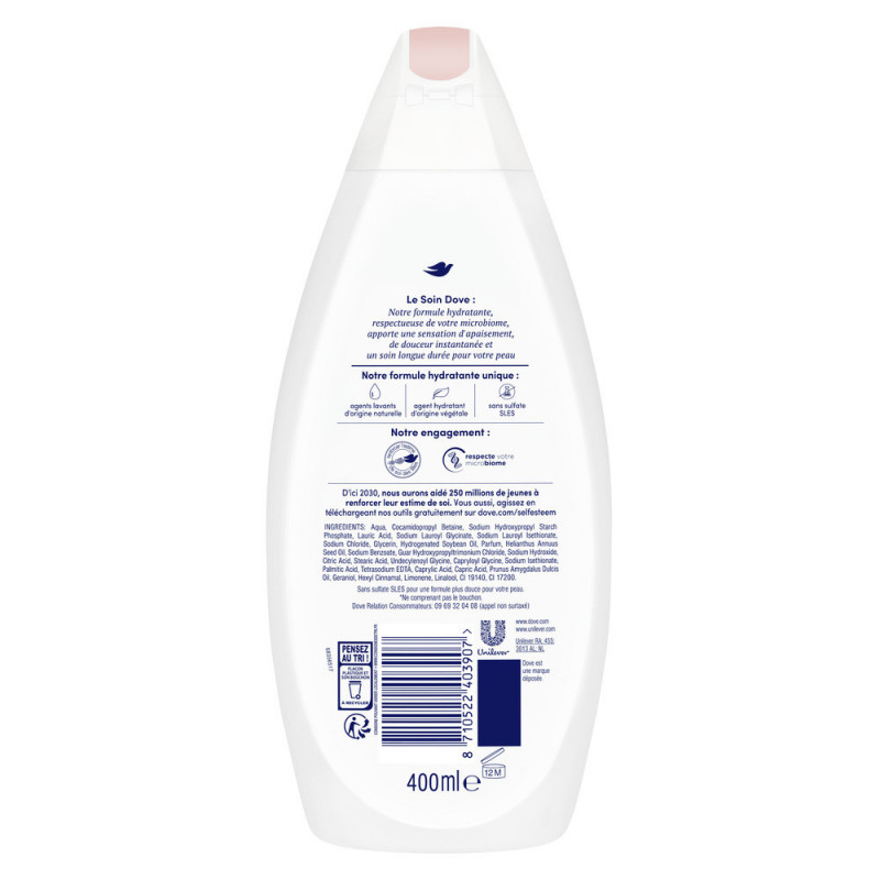 Pack de 6 - Dove Gel Douche Amande 400Ml