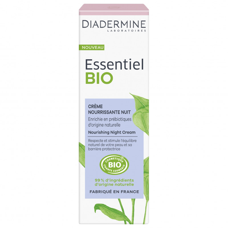 Pack de 3 - Diadermine - Essentiel Bio - Crème Nourrissante Nuit - 50 ml
