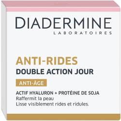 Pack de 3 - Diadermine -Crème Jour - Anti-Rides Double Action - 50 ml