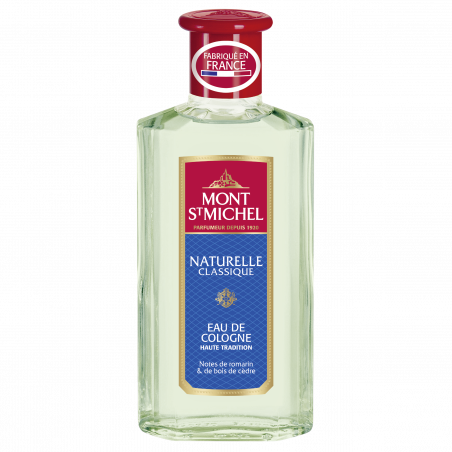 Pack de 4 - Mont St Michel - Eau de Cologne - Naturelle Classique - Flacon 250 ml