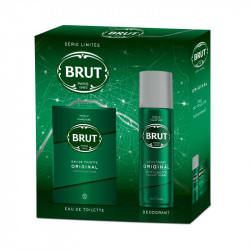 BRUT Coffret Déodorant & Eau de Toilette Original x1