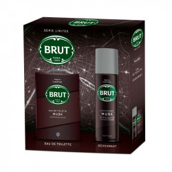 BRUT Coffret Déodorant & Eau de Toilette Musk x1