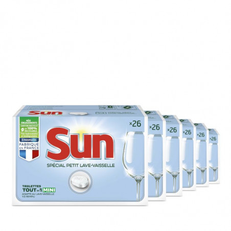 Pack de 6 Sun Mini tablettes tout en 1 26 TABS