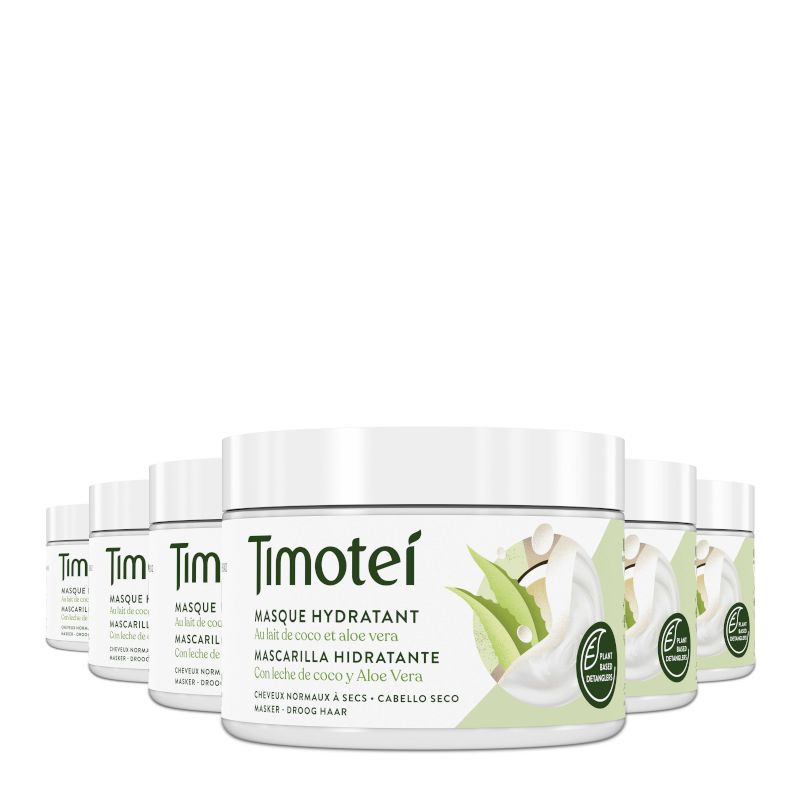 Pack de 6 - Timotei Masque Cheveux Hydratant 300ml