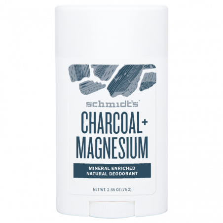 Schmidt's Déodorant Stick Vegan Charbon & Magnésium 75g