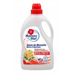 Savon Liquide Mains et Machine au savon de Marseille 1L