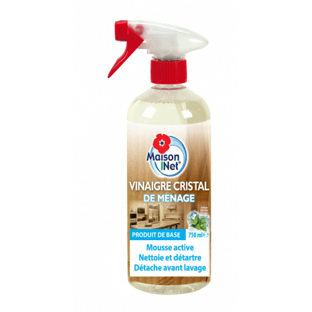 Pack de 6 - Vinaigre cristal de Ménage Menthe glaciale 750ml