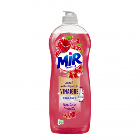 Mir Vaisselle Secrets De Vinaigre Framboise - Groseille 750Ml