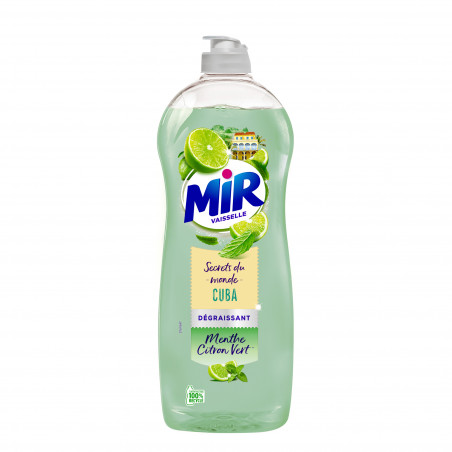 Pack de 4 - Mir Vaisselle Secrets Du Monde Cuba  Menthe Citron Vert 750Ml