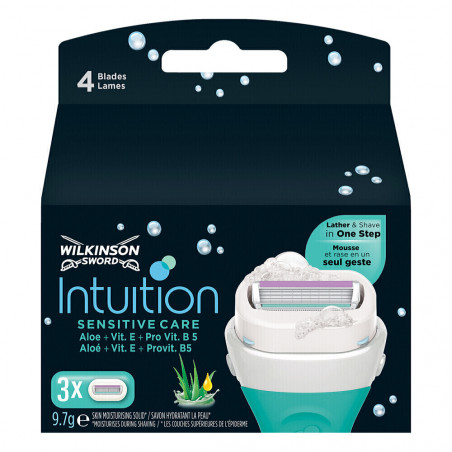 Wilkinson - Lames Intuition 4 Sensitive Care Ruban X 3