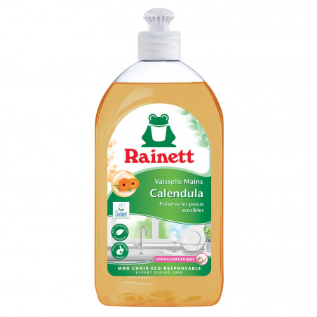 Pack de 3 - Rainett Liquide Vaisselle Ecologique Calendula 500ml