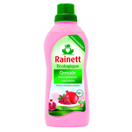 Rainett Assouplissant Ecologique Concentré Grenade 750 ml - 31 lavages