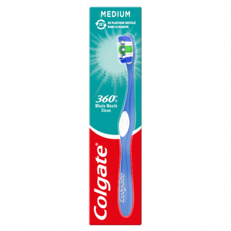 Pack de 12 - Colgate - Brosse à dents 360° Medium