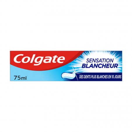 Pack de 12 - Dentifrice Colgate Sensation White - 75ml