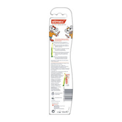 Pack de 12 - Elmex - Brosse à dents souple elmex® Anti-Caries Enfants 3-6 ans & Dentifrice 12ml