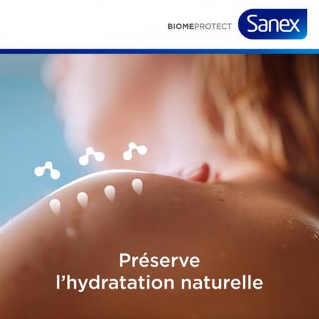Pack de 12 - Sanex - Gel douche BiomeProtect Dermo Hydratant - 750ml