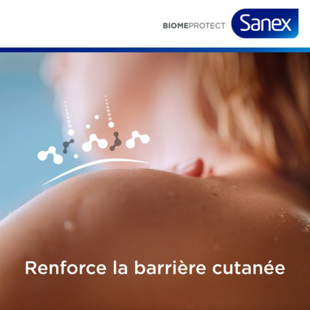 Pack de 12 - Sanex - Gel douche BiomeProtect Dermo Hydratant - 750ml