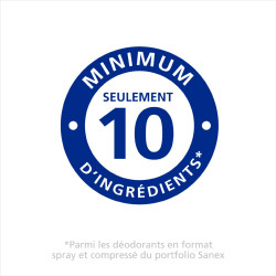 Pack de 12 Déodorants solides Sanex Zéro 0% Respect & Control - 56g