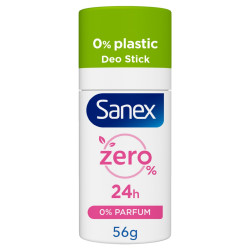 Pack de 12 - Sanex Déodorants solides Zéro 0% parfum - 56g 2