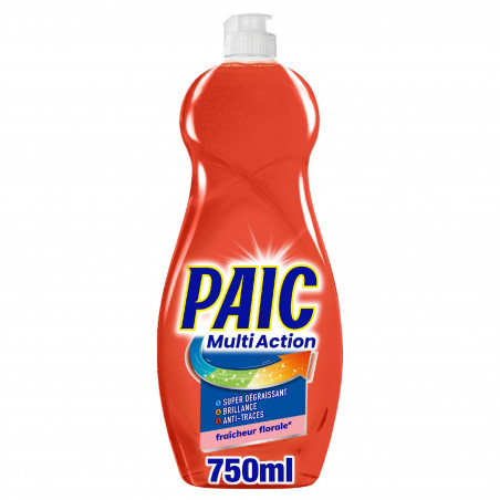 Liquide Vaisselle Paic Multi-Action Fraicheur florale - 750ml