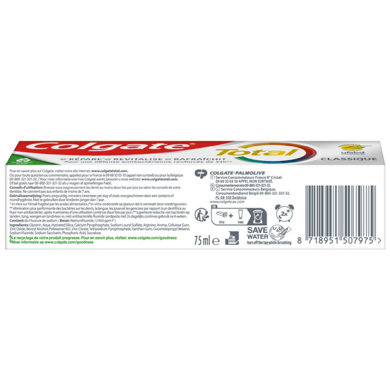 Colgate 24HDéfense Classique 75ML