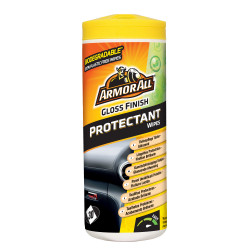 Armor All Lingettes pour tableau de bord finition brillante - Tube de 30 Lingettes.