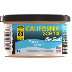 California Scent - Format Canette a poser dans l'habitacle de la
 voiture - Senteur Linge Frais. X12