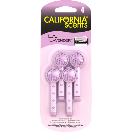 California Scent - Batonnet Clipsable - Senteur Lavande X4