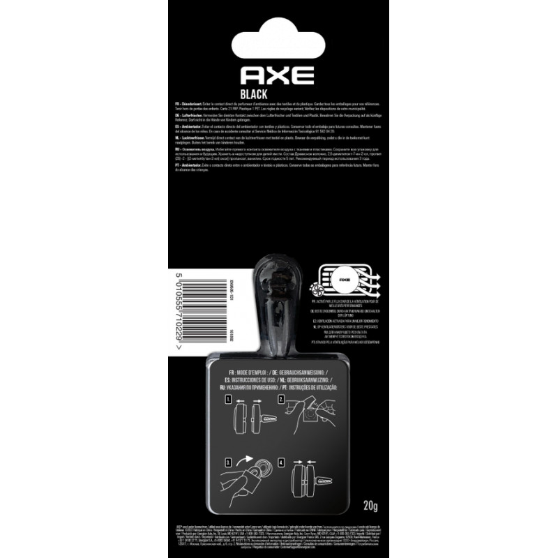 Axe -Mini Diffuseur - Senteur Black
