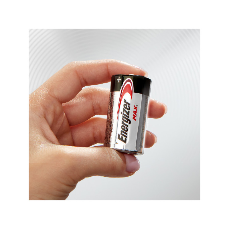 Pack de 4 - Energizer Max Alcaline C/LR14, pack de 2 Piles