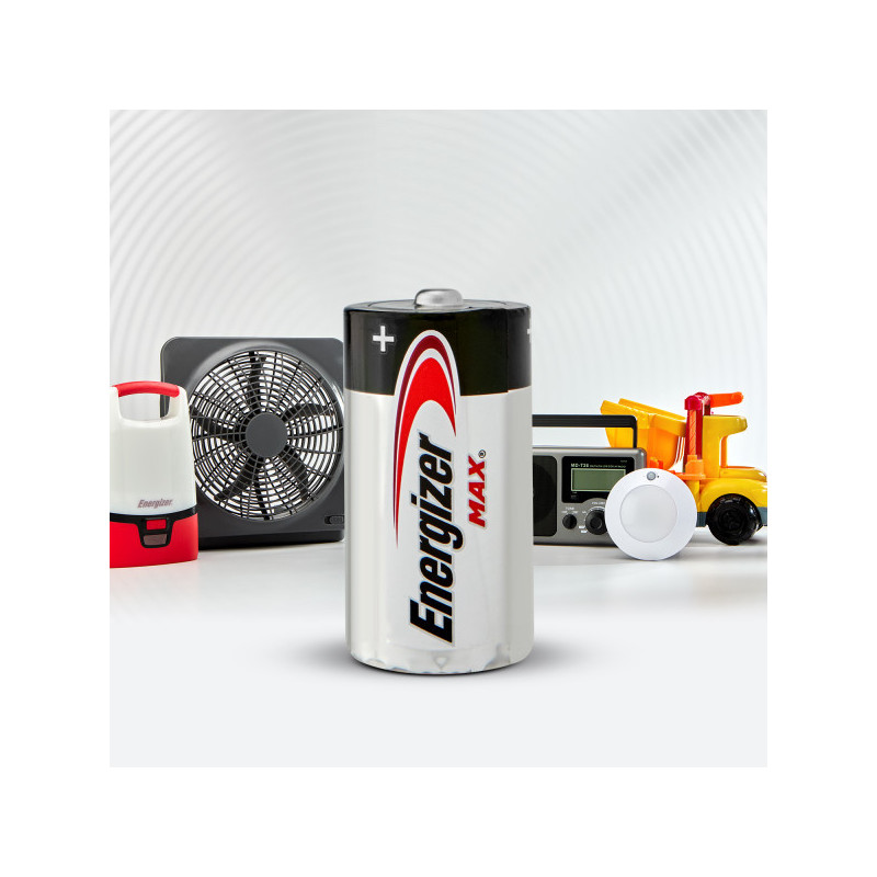 Pack de 4 - Energizer Max Alcaline C/LR14, pack de 2 Piles