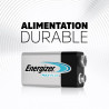 Pack de 4 - Energizer Max Plus Alcaline 9V, pack de 1 Pile
