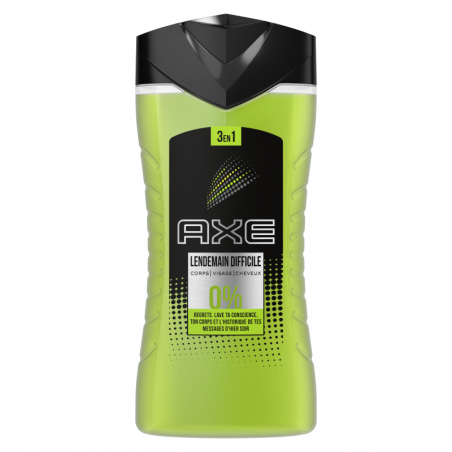 Pack de 12 Axe Gel Douche Homme Lendemain Difficile 250ml