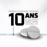 Pack de 10 - Energizer Pile Alcaline LR44, pack de 2 Piles