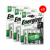 Pack de 3 - Energizer, Power Plus Rechargeable AA/HR6, pack de 4 Piles