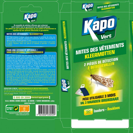 Kapo - Pieges A Mites Des Vetements Etui De 2