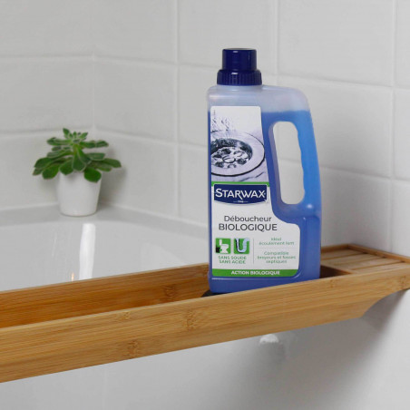 Starwax - Deboucheur Biologique Canalisations 1L
