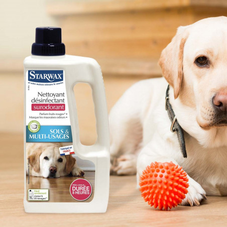 Starwax - Nettoyant Desinfectant Surodorant Animal 1L