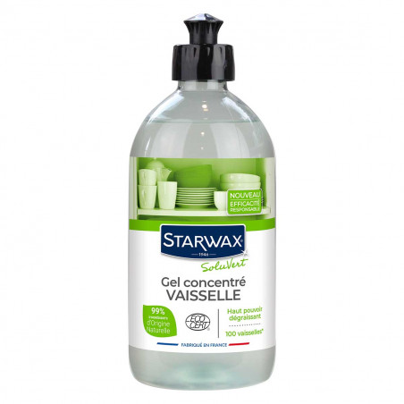 Starwax Soluvert - Gel Vaisselle 500Ml