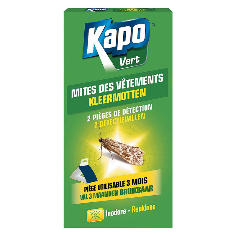 Pack de 2 - Kapo - Pieges A Mites Des Vetements Etui De 2