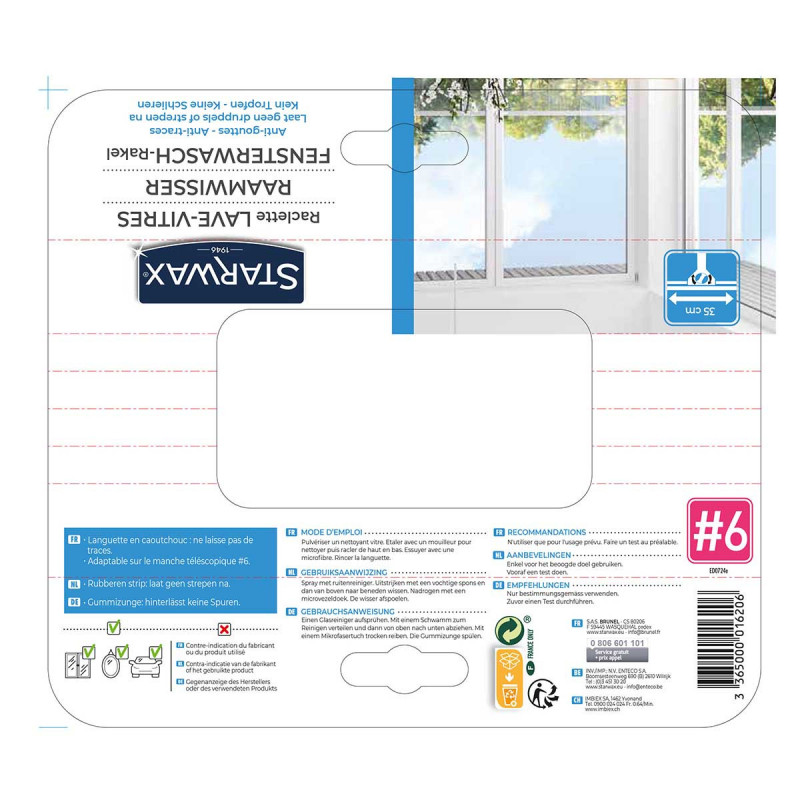 Pack de 2 - Starwax - Raclette Lave Vitres