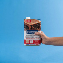 Pack de 2 - Starwax - Huile Protectrice Teck Et Bois Exotiques 1L 2