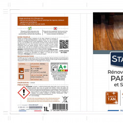 Pack de 2 - Starwax - Renovateur Brillant Protecteur Parquets Stratifies - Brillant 1L 2