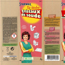 Pack de 2 - Starwax Fabulous - Cristaux De Soude 1Kg
